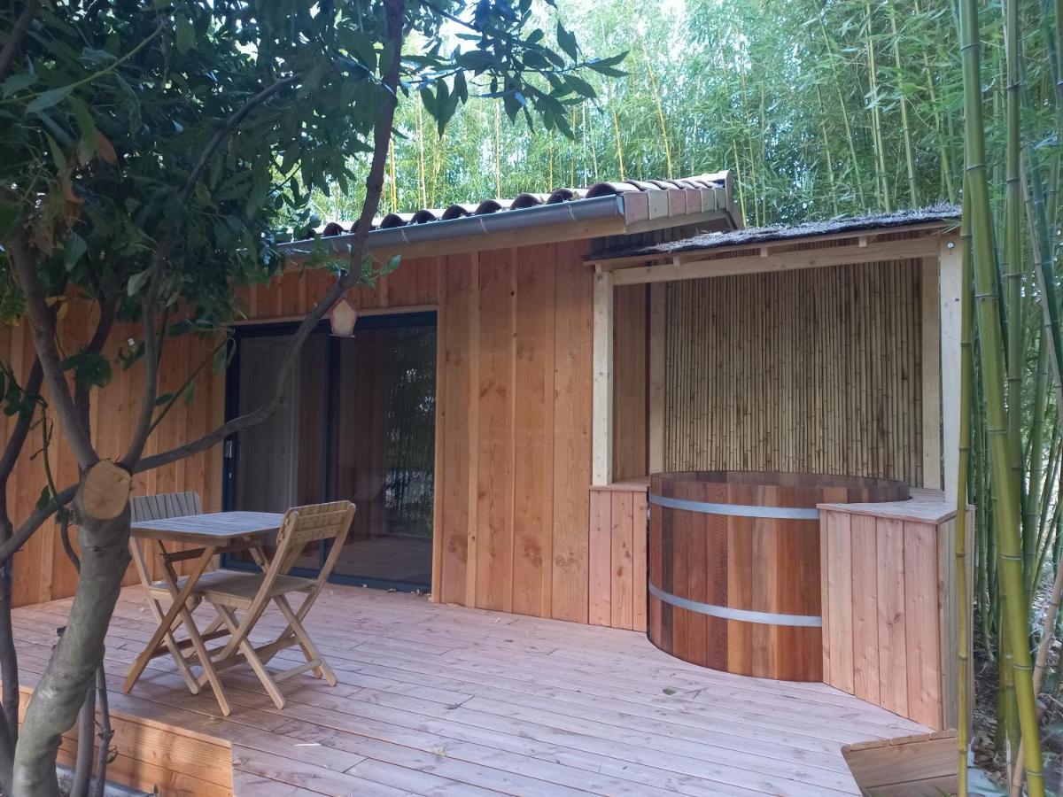 Maisonette Et Spa Bois La Bégude-de-Mazenc エクステリア 写真